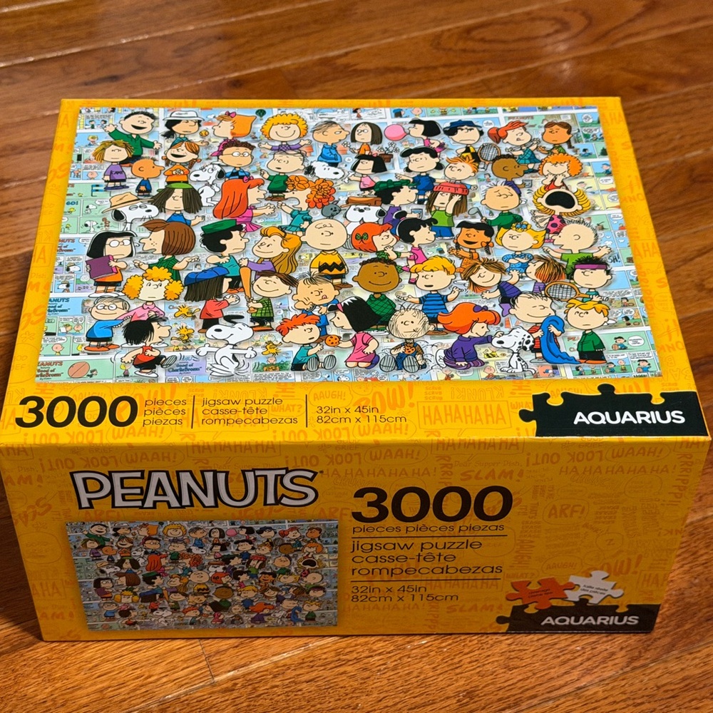 Peanuts 3000-Piece Jigsaw Puzzle - Yellow Box